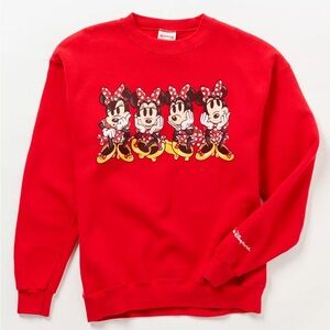 Vintage Multiple Minnie Mouse Crew-Neck Sweatshirt